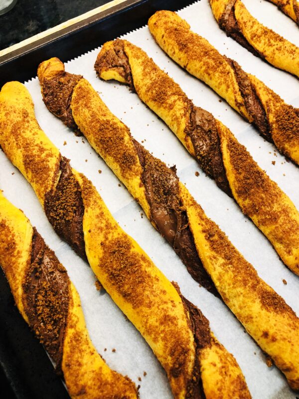 Cinnamon Nutella Twist